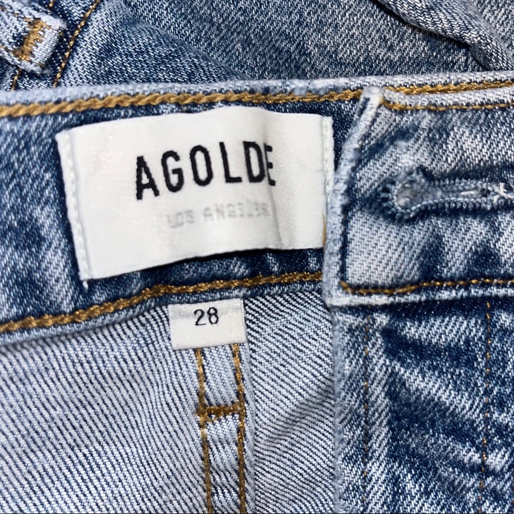 New (worn once) Agolde jeans